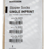 McKesson Slipper Socks, X-Large, Tan McKesson