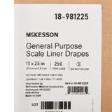 McKesson Smooth Scale Liner Paper, 13 Inch x 25 Inch, Print (Pins, Bottles and Carriages) McKesson