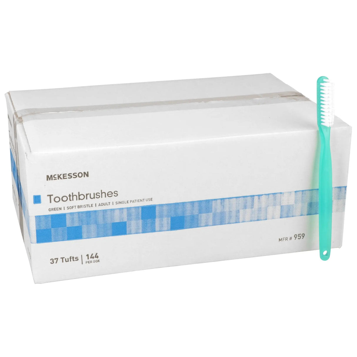 McKesson Soft Bristle Straight Toothbrush McKesson