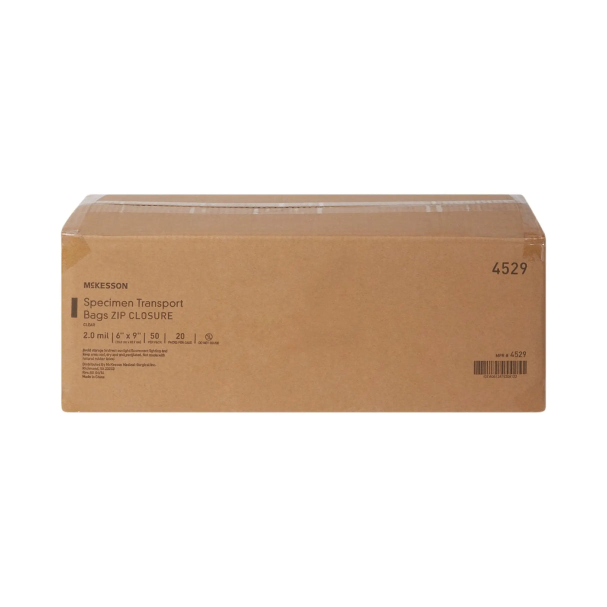 McKesson Specimen Transport Bag, 6 x 9 Inch McKesson