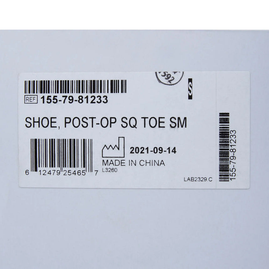 McKesson Square Toe Post-Op Shoe, Small McKesson