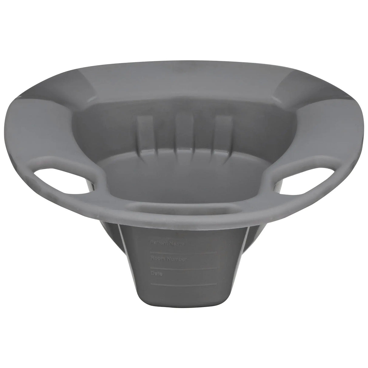 McKesson Stackable Bedpan, Non-Stick Plastic, Latex-Free, Graphite McKesson