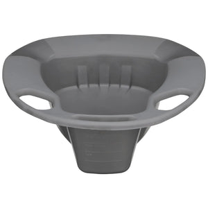 McKesson Stackable Bedpan, Non-Stick Plastic, Latex-Free, Graphite McKesson