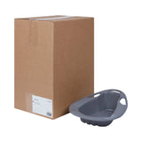 McKesson Stackable Bedpan, Non-Stick Plastic, Latex-Free, Graphite McKesson