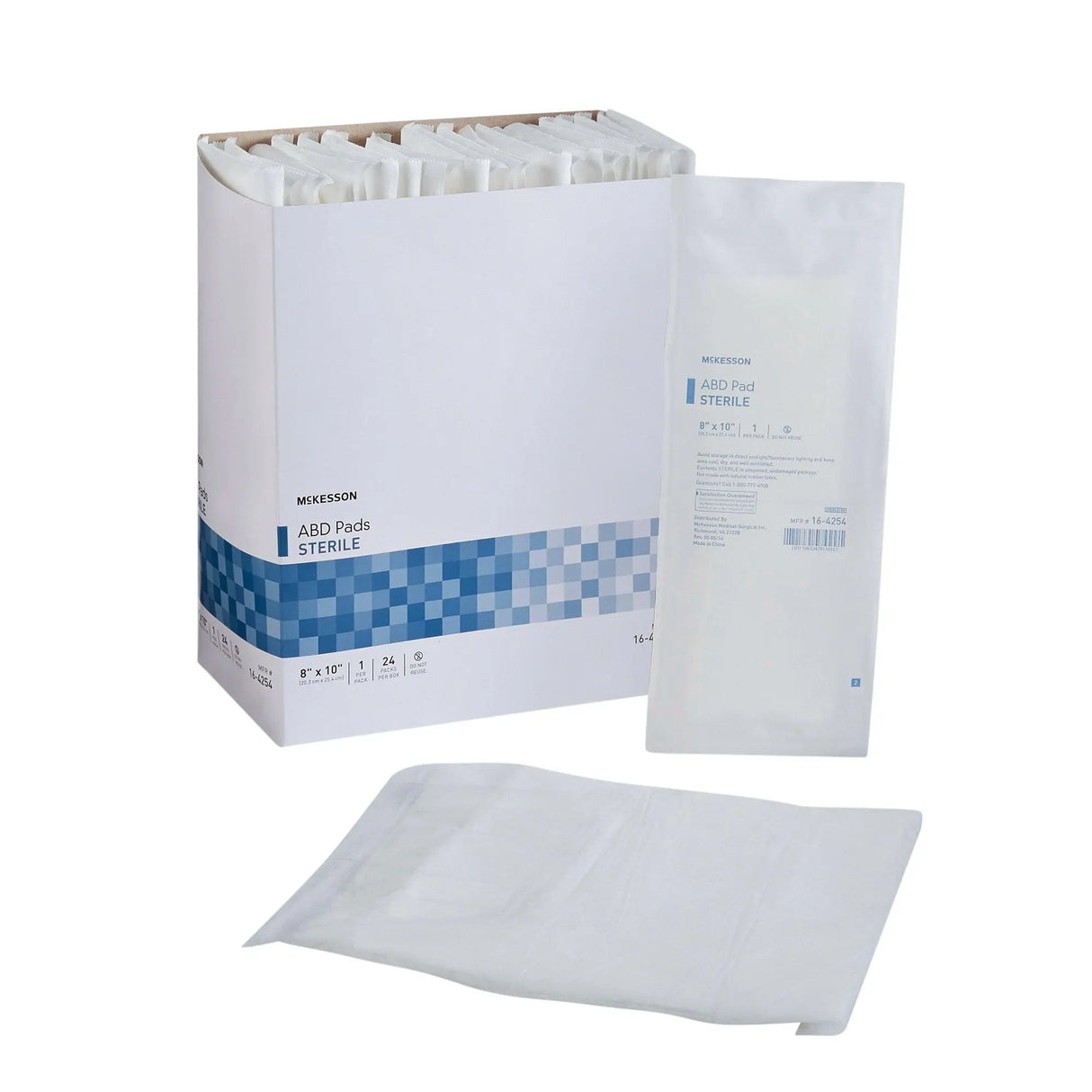 McKesson Sterile Abdominal Pad, 8 x 10 Inch - getMovility