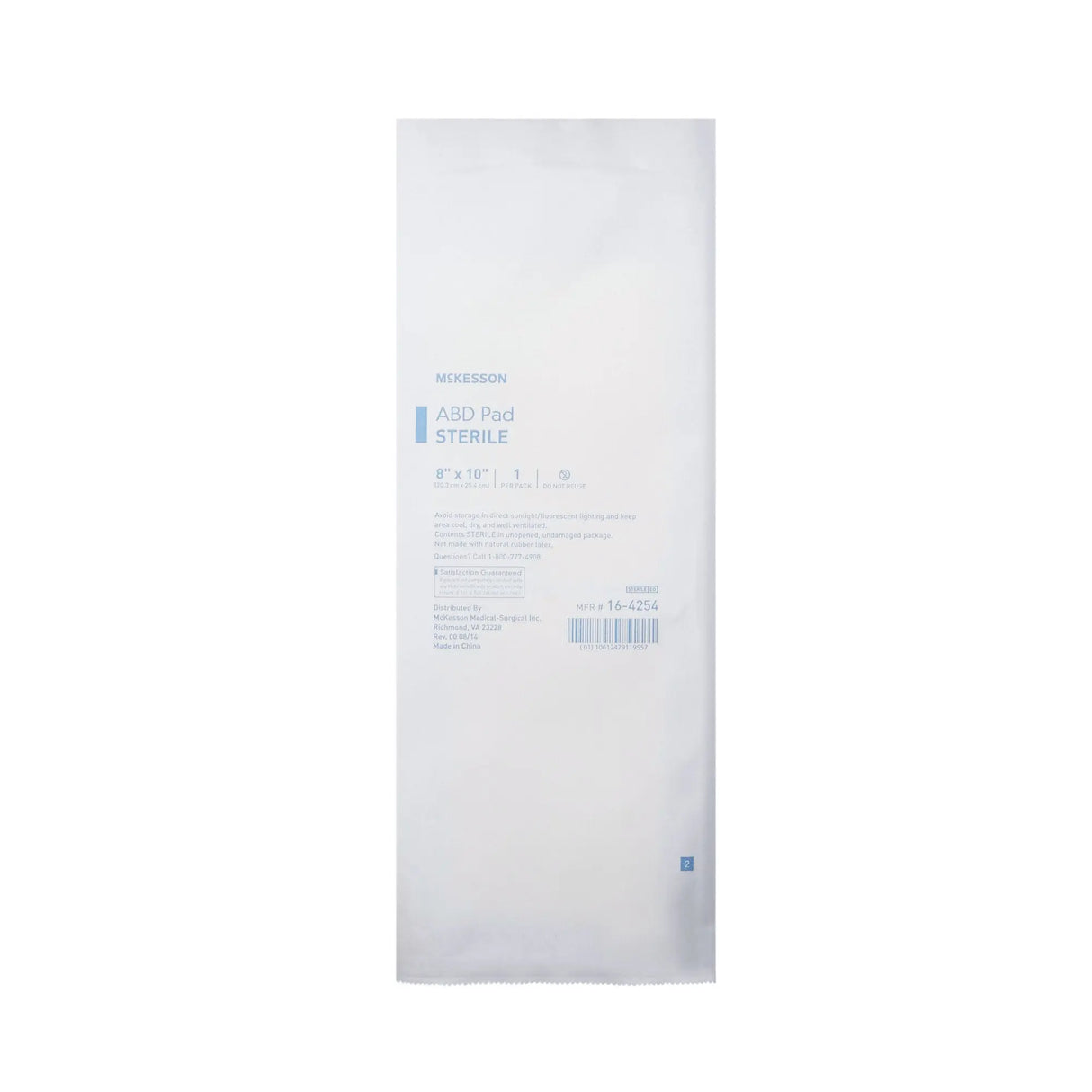 McKesson Sterile Abdominal Pad, 8 x 10 Inch - getMovility