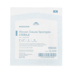 McKesson Sterile Gauze Sponge, 2 x 2 Inch, 8-Ply McKesson