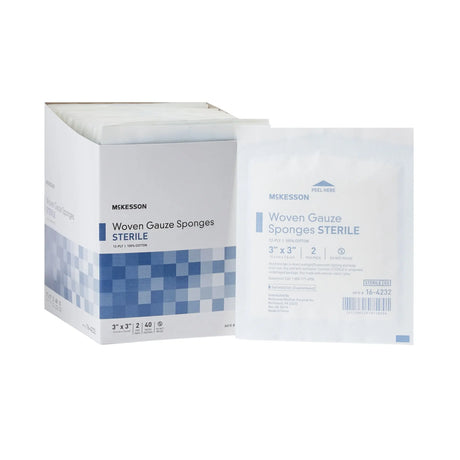 McKesson Sterile Gauze Sponge, 3 x 3 Inch, 12-Ply McKesson