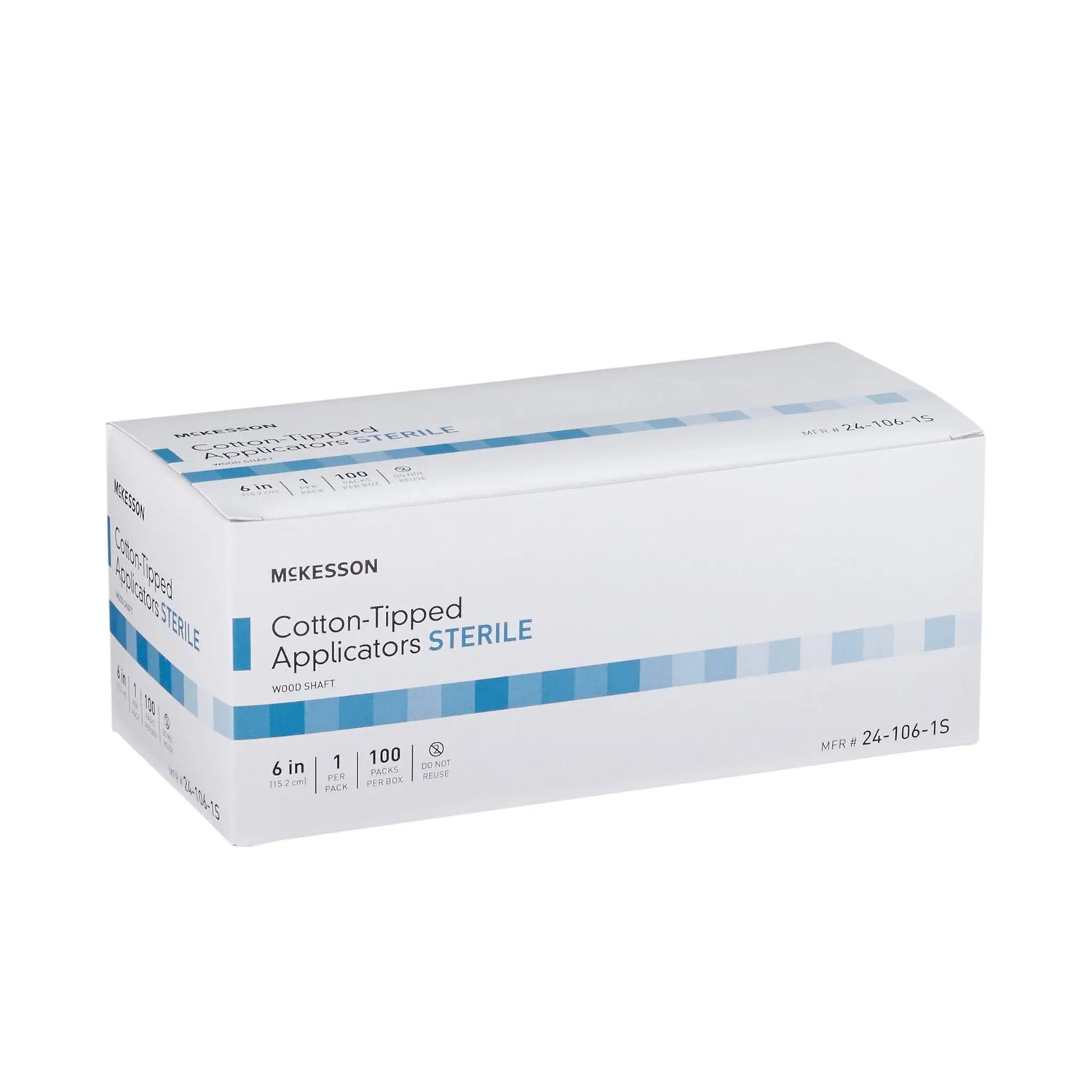 McKesson Sterile Swabsticks, Cotton Tip, 6 Inch Wood Shaft McKesson