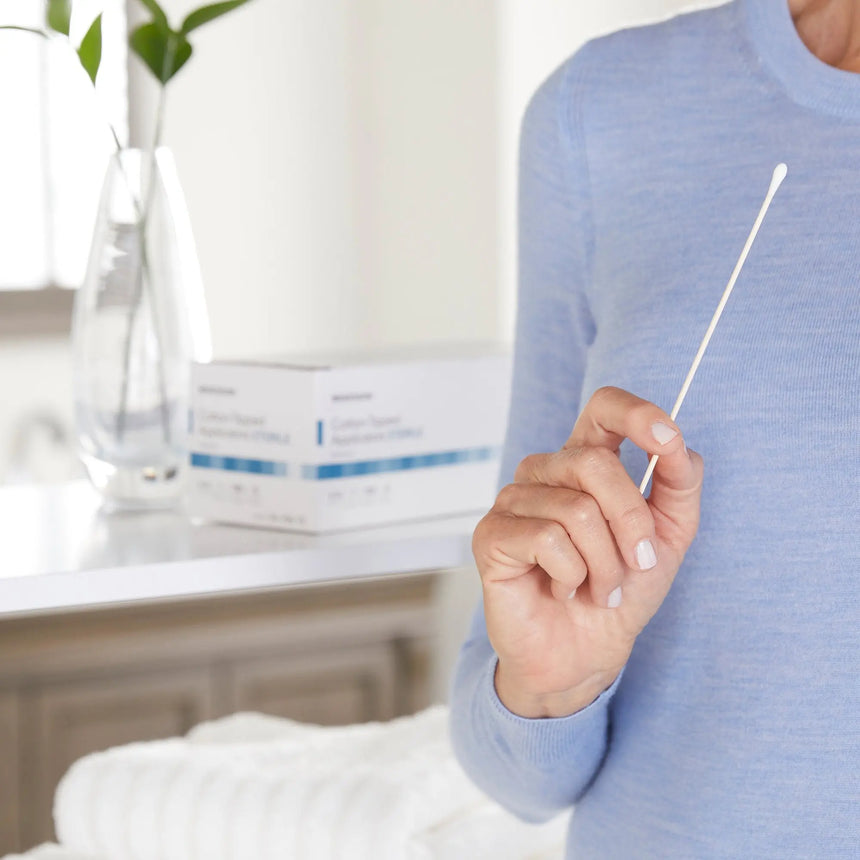 McKesson Sterile Swabsticks, Cotton Tip, 6 Inch Wood Shaft McKesson