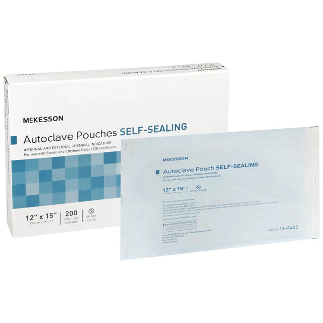 McKesson Sterilization Pouch, 12 x 15 Inch McKesson