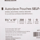 McKesson Sterilization Pouch, 5¼ x 10 Inch McKesson