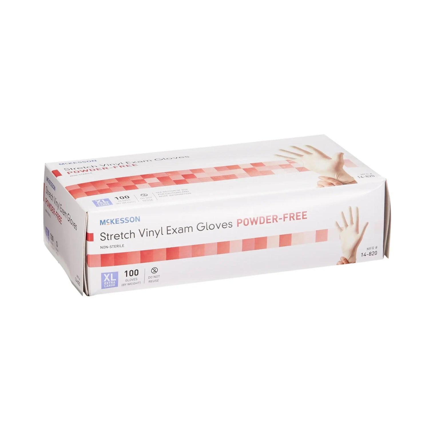 McKesson Stretch Vinyl Exam Glove, Extra Large, Ivory McKesson
