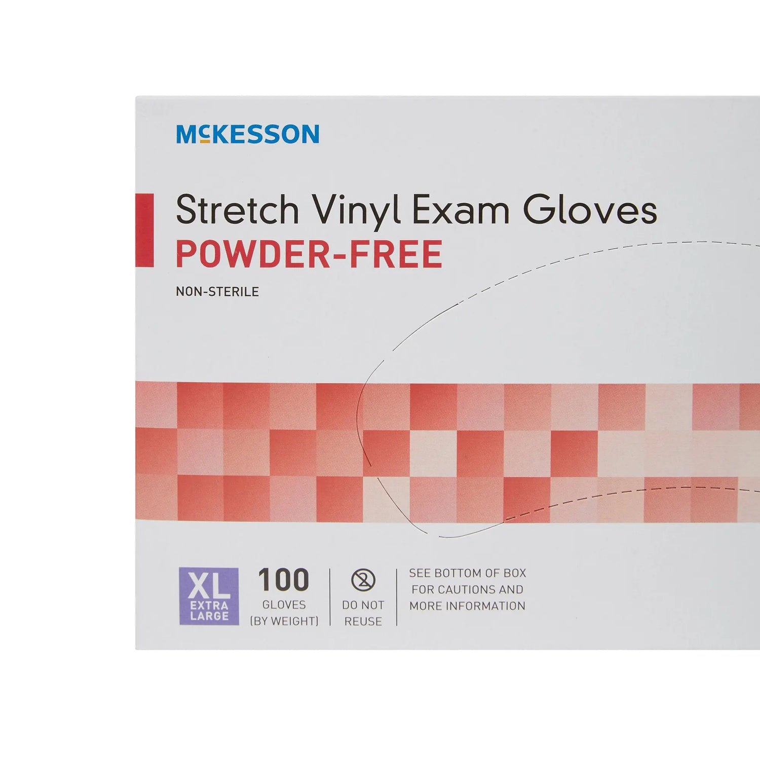 McKesson Stretch Vinyl Exam Glove, Extra Large, Ivory McKesson