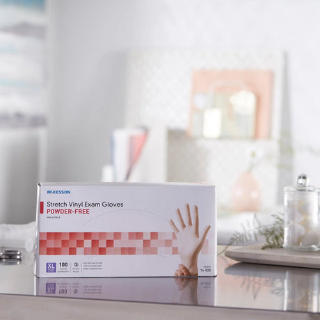 McKesson Stretch Vinyl Exam Glove, Extra Large, Ivory McKesson