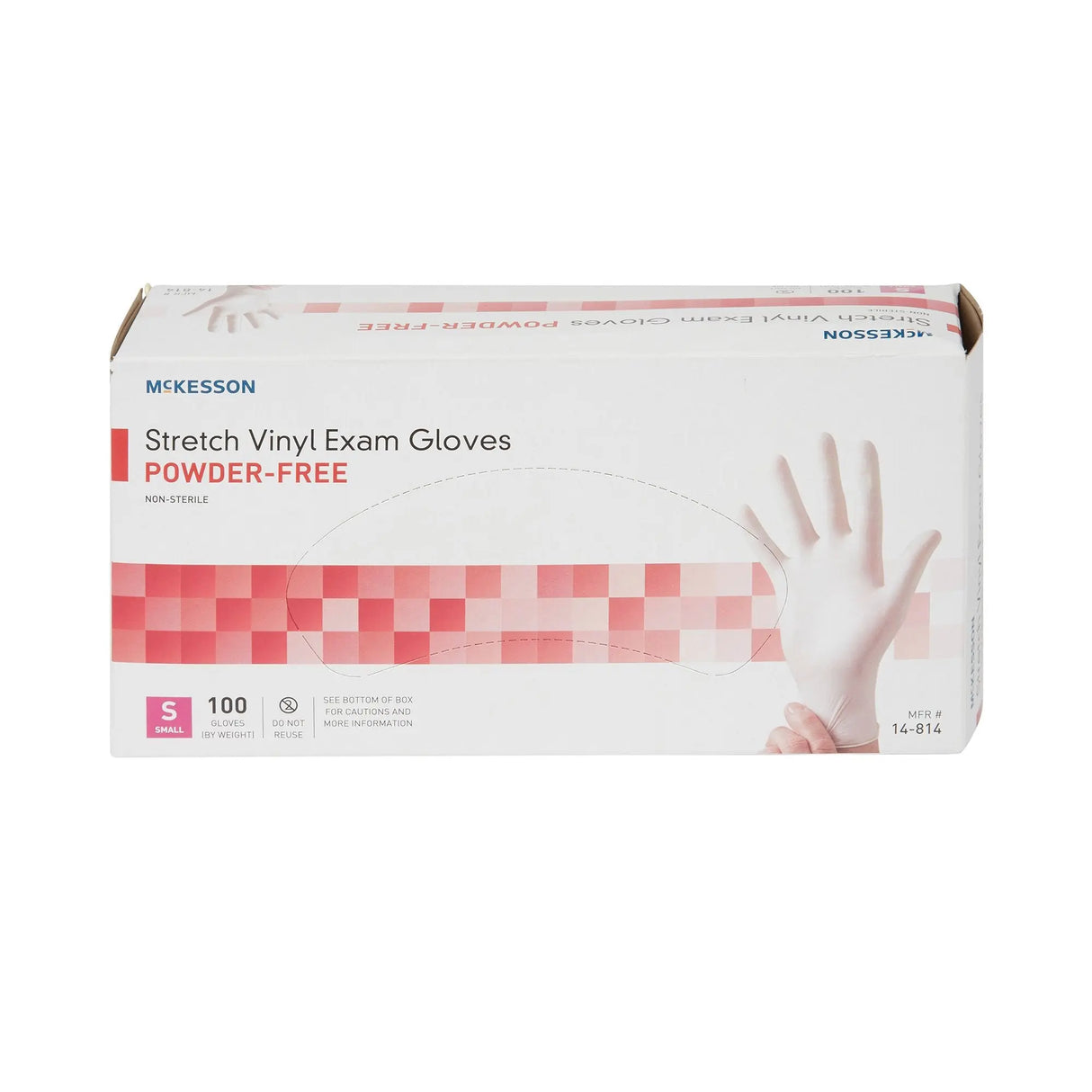 McKesson Stretch Vinyl Exam Glove, Small, Ivory McKesson