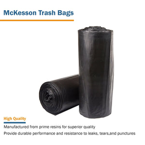 McKesson Super Heavy Duty Trash Bag, Black, 56 gal. McKesson