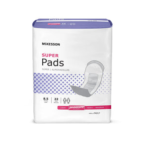 McKesson Super Moderate Absorbency Bladder Control Pad, 8½-Inch Length - getMovility
