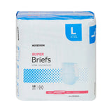 McKesson Super Moderate Absorbency Incontinence Brief, Large McKesson