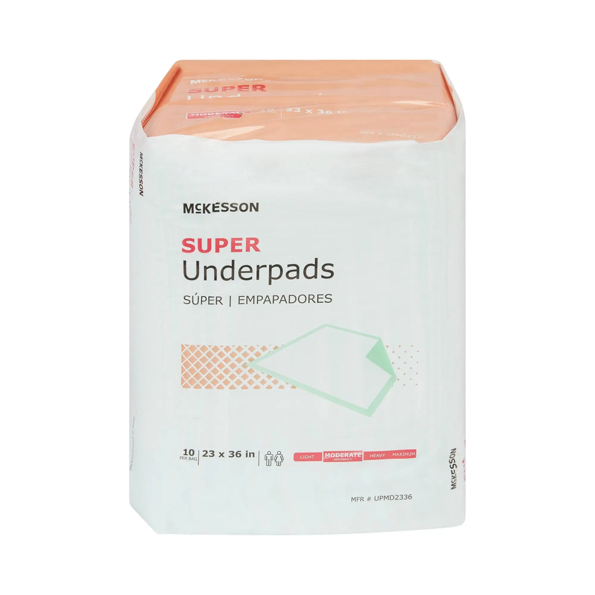 McKesson Super Moderate Absorbency Underpad, 23 x 36 Inch McKesson Super