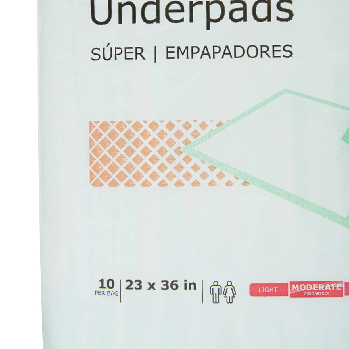 McKesson Super Moderate Absorbency Underpad, 23 x 36 Inch McKesson Super