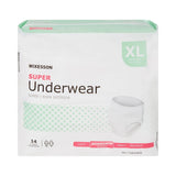 McKesson Super Moderate Absorbent Underwear, Extra Large McKesson