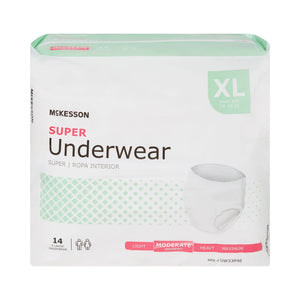 McKesson Super Moderate Absorbent Underwear, Extra Large McKesson