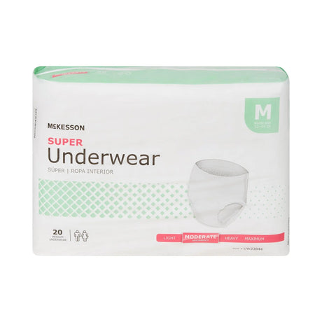 McKesson Super Moderate Absorbent Underwear, Medium McKesson
