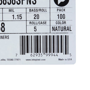 McKesson Super Plus Duty Clear Trash Bag, 60 gal, 1.15 Mil McKesson