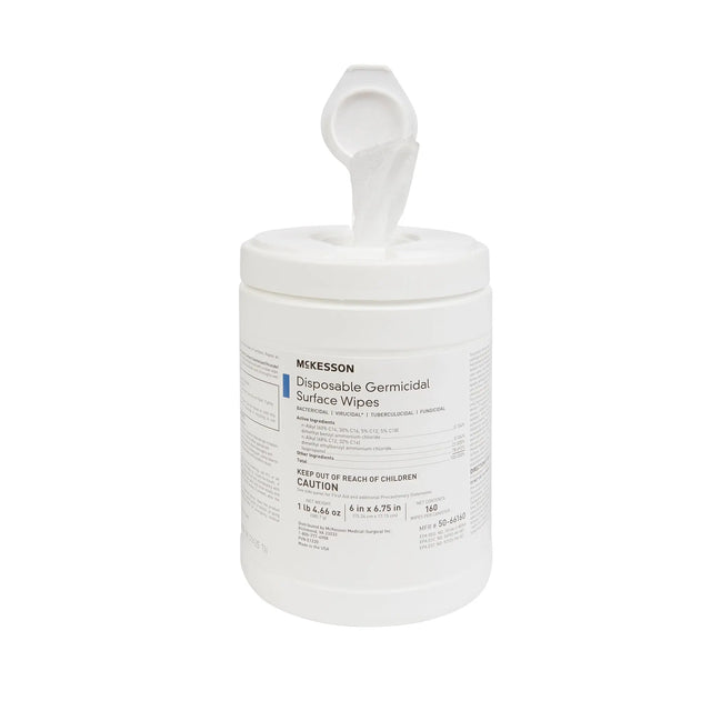 McKesson Surface Disinfectant Wipes, Large Canister McKesson