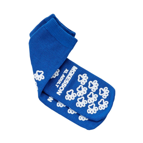 McKesson Terries™ Adult Slipper Socks, X-Large, Royal Blue McKesson Terries™