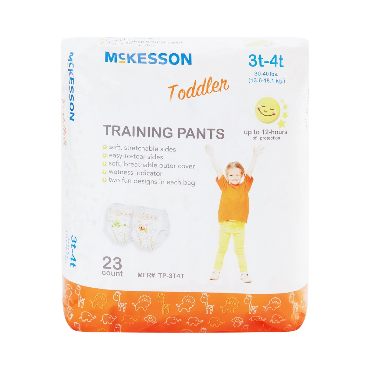 McKesson Toddler Training Pants, 3T to 4T McKesson