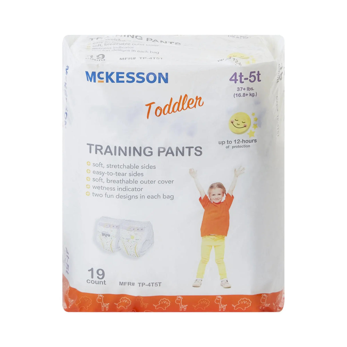 McKesson Toddler Training Pants, 4T to 5T McKesson