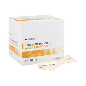 McKesson Tongue Depressor, Senior, Wide Blade, Non-Sterile McKesson