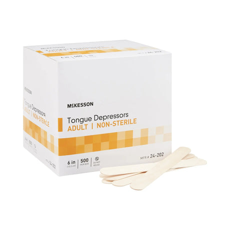 McKesson Tongue Depressor, Senior, Wide Blade, Non-Sterile McKesson