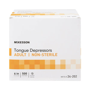McKesson Tongue Depressor, Senior, Wide Blade, Non-Sterile McKesson