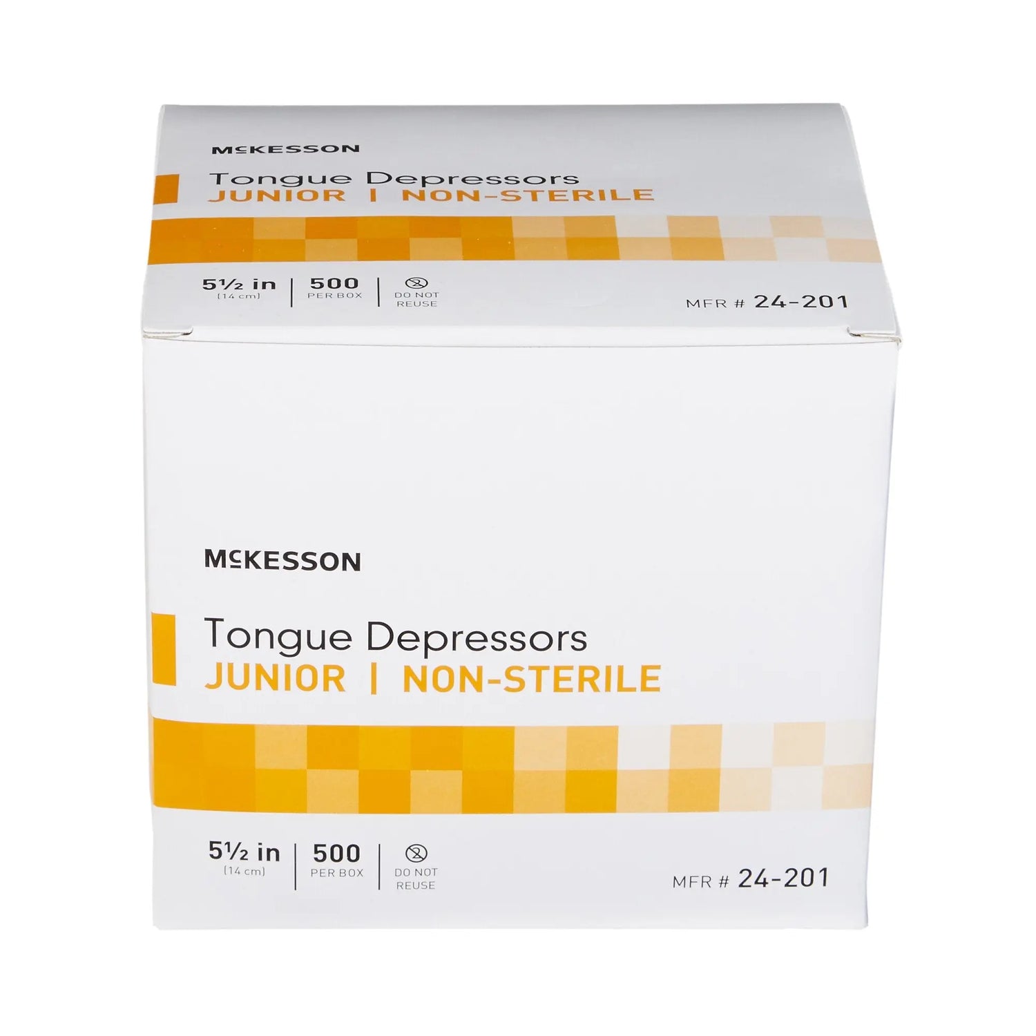 McKesson Tongue Depressor, Wide Blade, Non-Sterile, Junior McKesson