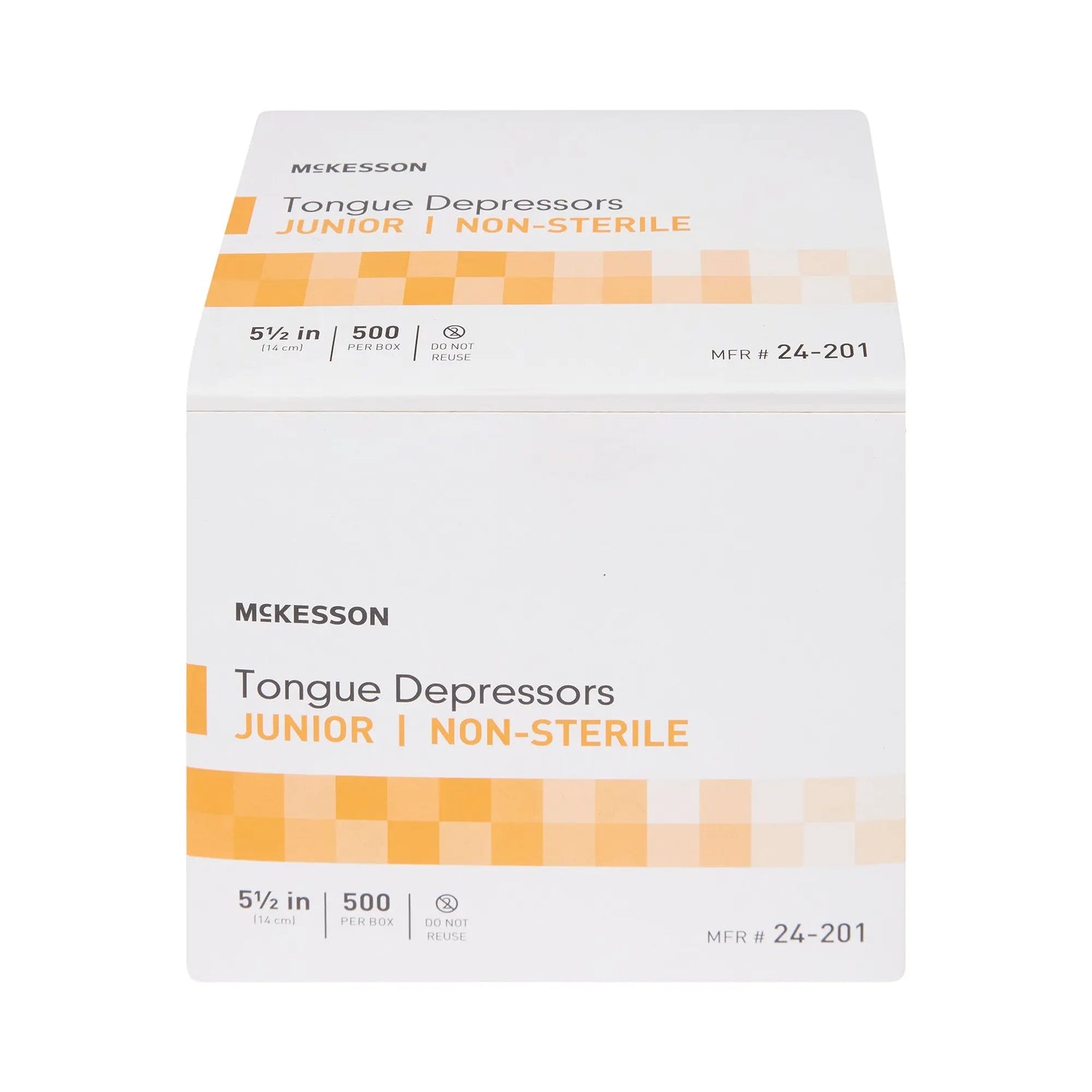 McKesson Tongue Depressor, Wide Blade, Non-Sterile, Junior McKesson