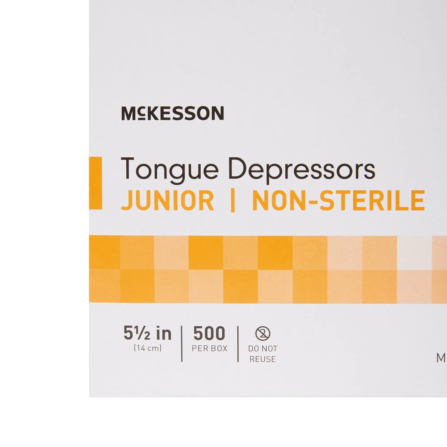 McKesson Tongue Depressor, Wide Blade, Non-Sterile, Junior McKesson