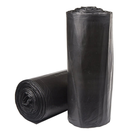 McKesson Trash Can Liners, Extra Heavy Duty Plus, Black, 45 gal. McKesson