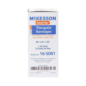 McKesson Triangular Bandage, 40 x 40 x 56 Inch McKesson