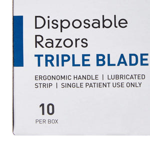 McKesson Triple Blade Disposable Razors McKesson