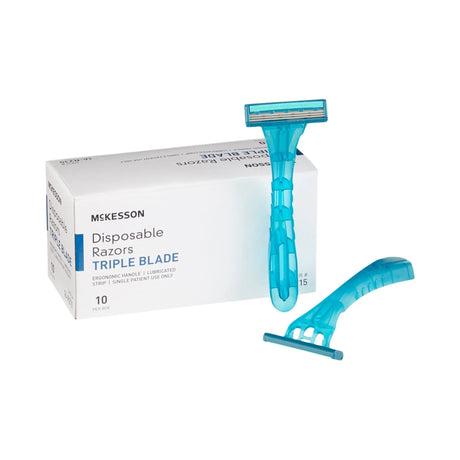 McKesson Triple Blade Disposable Razors McKesson