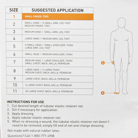 McKesson Tubular Bandage, Size 1, 25 Yard McKesson