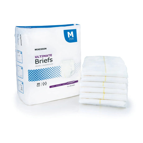 McKesson Ultimate Maximum Absorbency Incontinence Brief, Medium McKesson