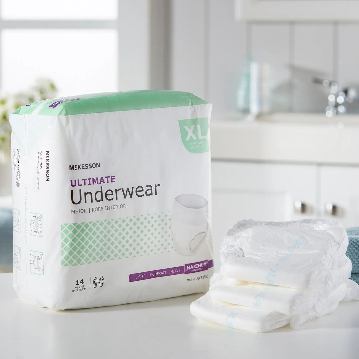 McKesson Ultimate Maximum Absorbent Underwear, Extra Large McKesson