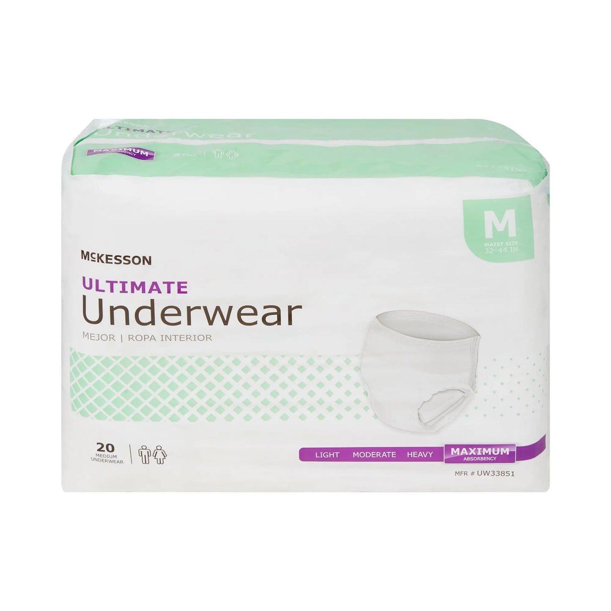 McKesson Ultimate Maximum Absorbent Underwear, Medium McKesson