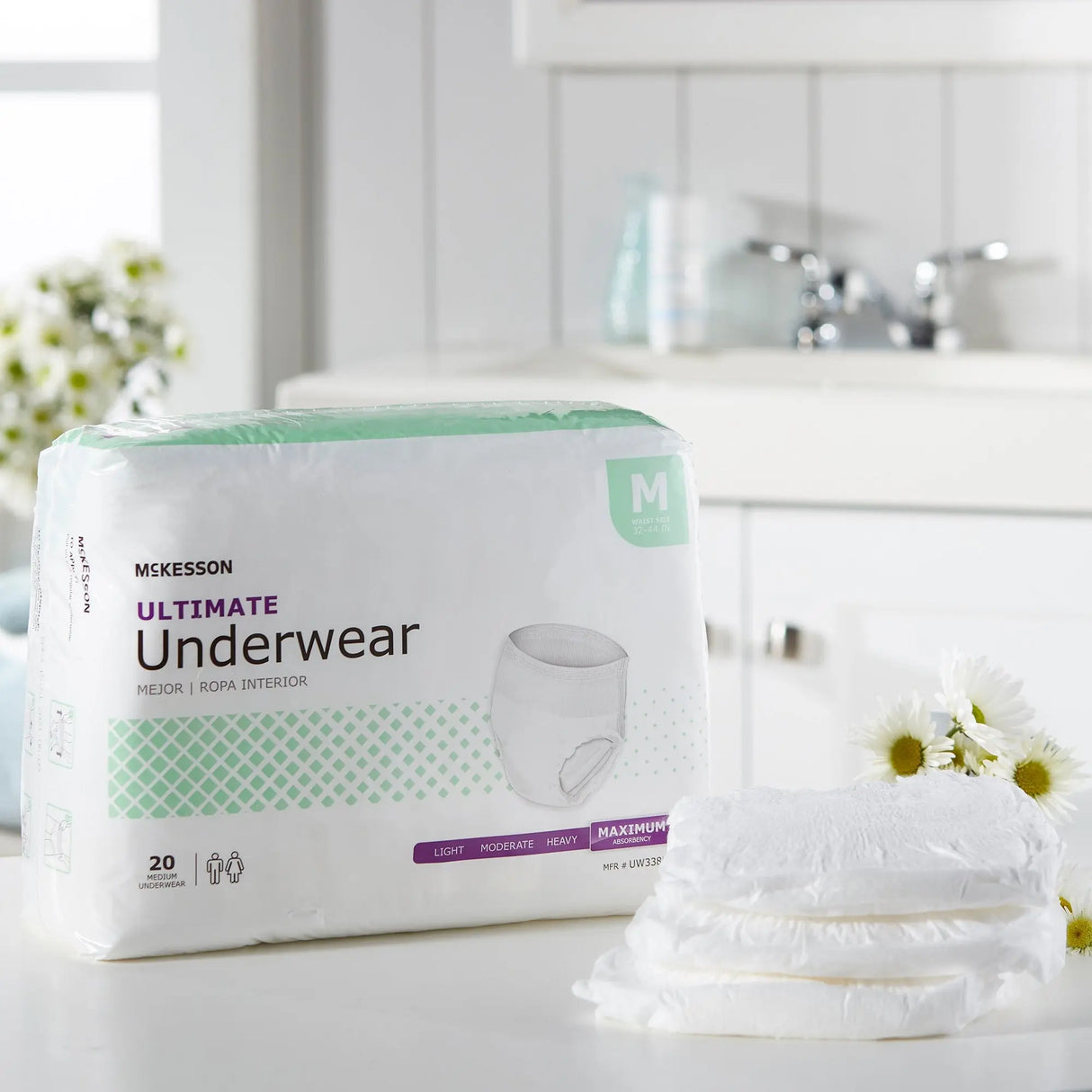 McKesson Ultimate Maximum Absorbent Underwear, Medium McKesson