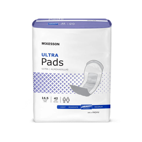 McKesson Ultra Heavy Absorbency Bladder Control Pad, 14½-Inch Length - getMovility