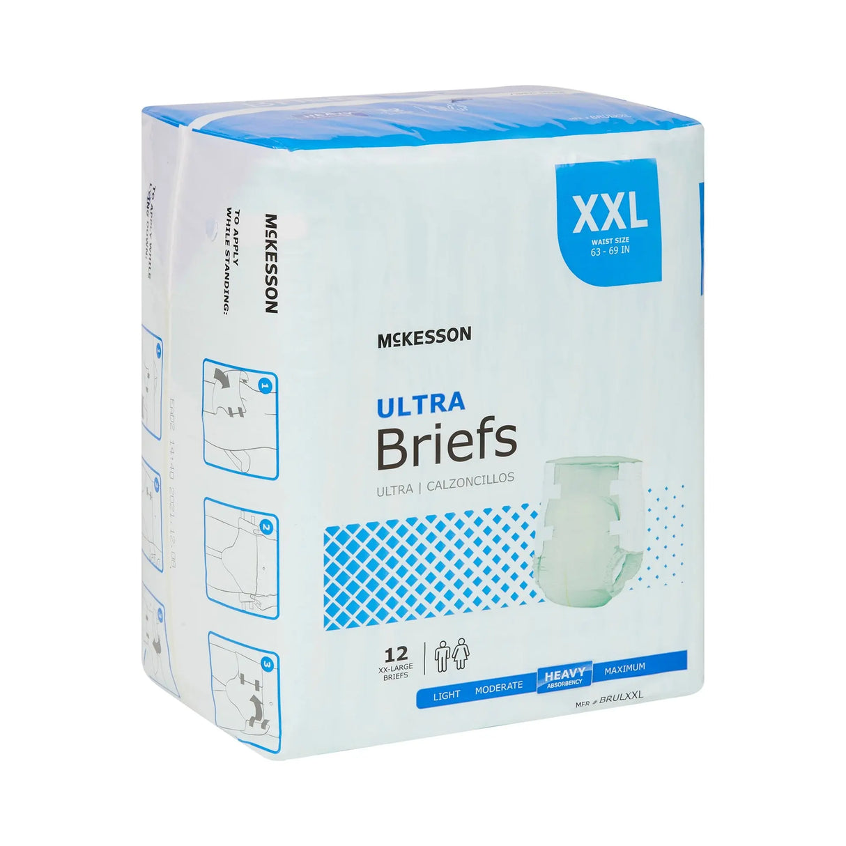 McKesson Ultra Heavy Absorbency Incontinence Brief, 2X-Large McKesson Ultra